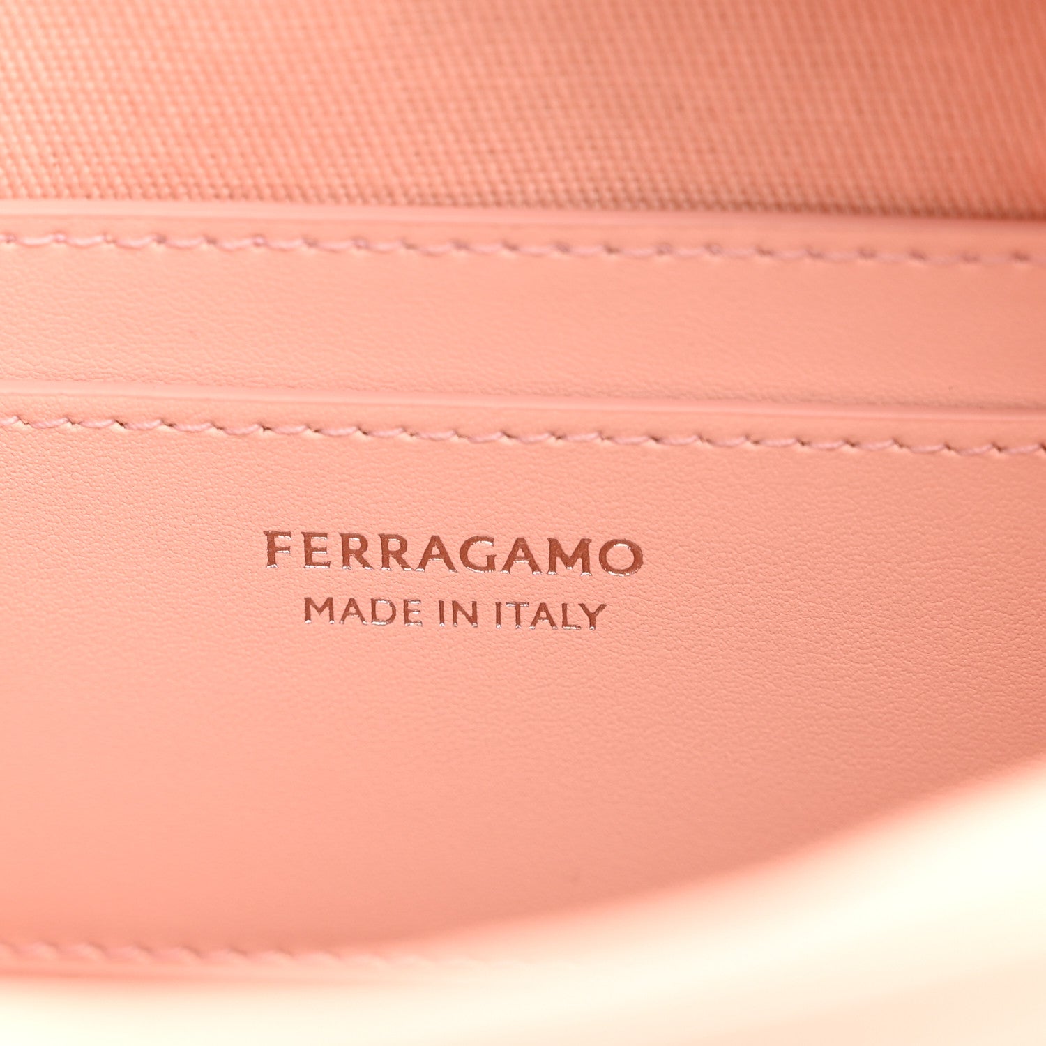 Salvatore Ferragamo Calfskin Gancio Small Archive Camera Case Nylund Pink 6 of 10