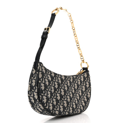 Christian Dior Oblique CD Lounge Bag Blue 3 of 11