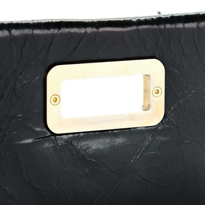 Chanel Glazed Calfskin Quilted Large Mademoiselle East West Flap Black 5 of 8
