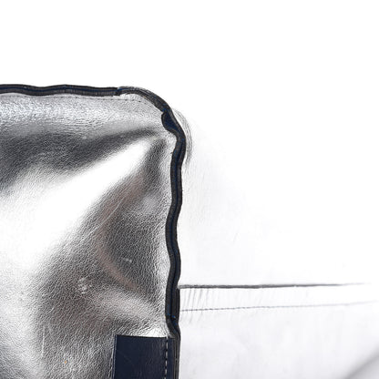 Givenchy Metallic Calfskin Suede Ombre Large Reversible Antigona Tote Blue Silver 22 of 25