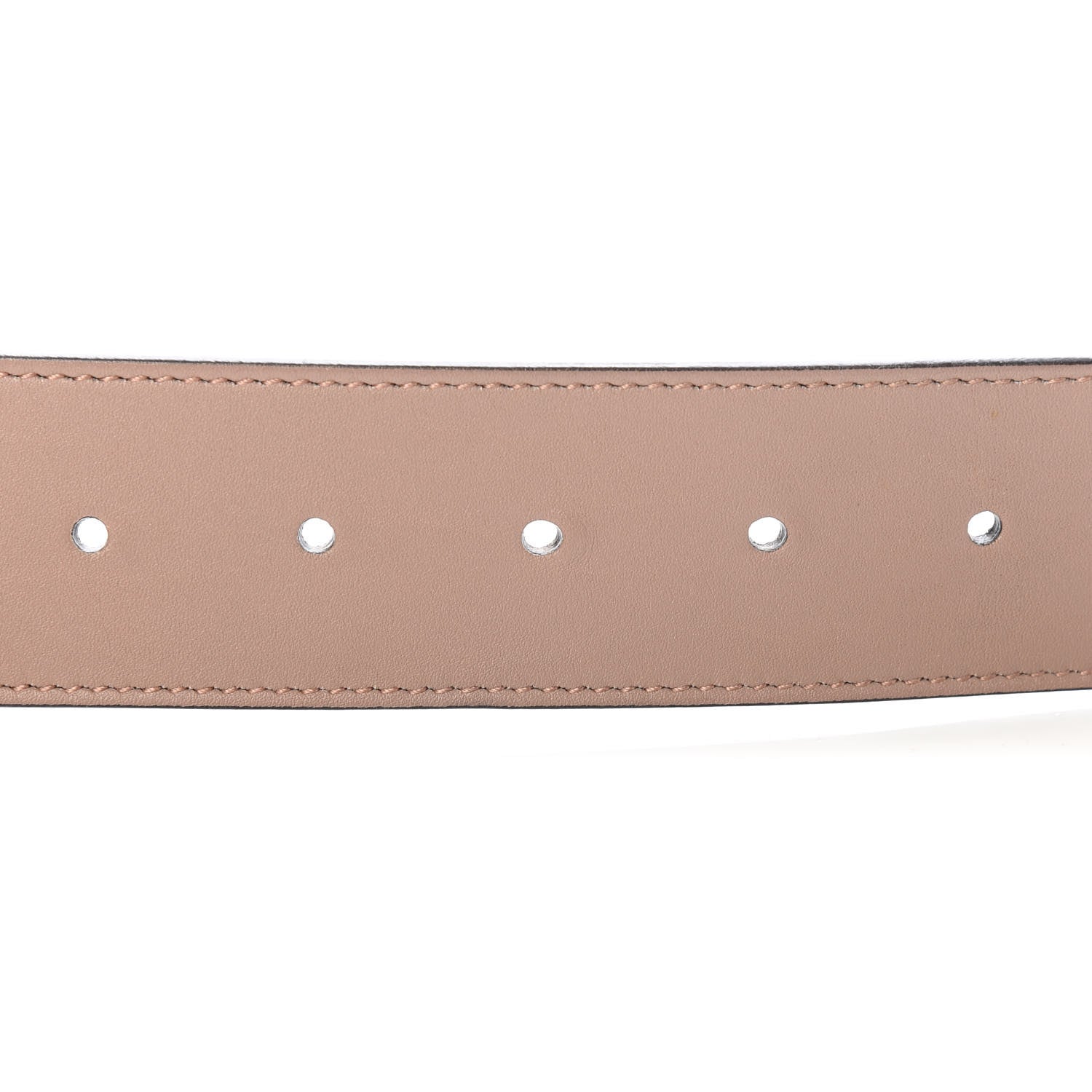 Gucci Calfskin Double G 40mm Belt 70 28 Porcelain Rose 3 of 5