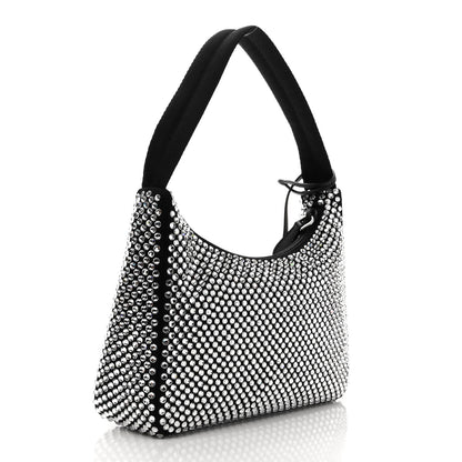 Prada Satin Crystal Mini Re-Edition 2000 Bag Cristal 3 of 10