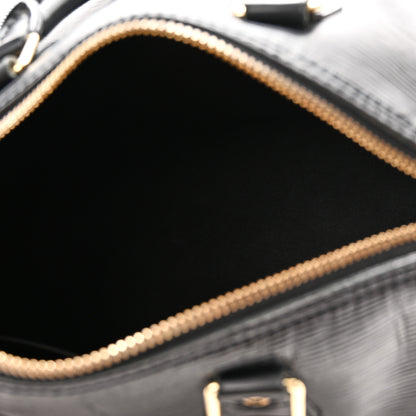 Louis Vuitton Epi Speedy 25 Black Black 5 of 10