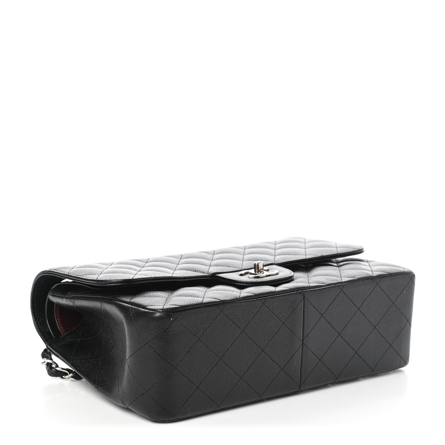 Chanel Caviar Quilted Jumbo Double Flap Black 4 of 9