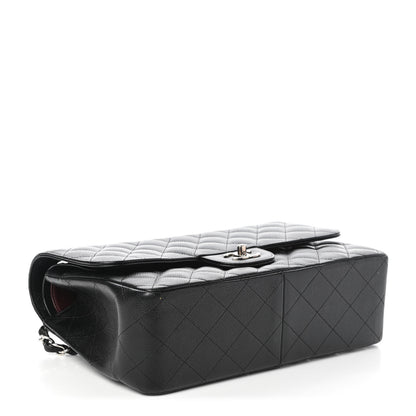 Chanel Caviar Quilted Jumbo Double Flap Black 4 of 9