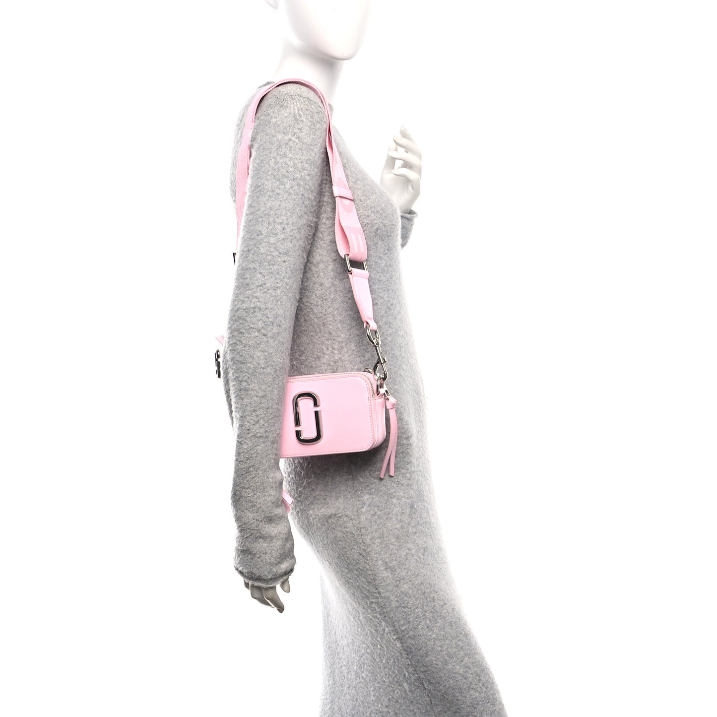Saffiano Utility Snapshot Camera Bag Bubblegum