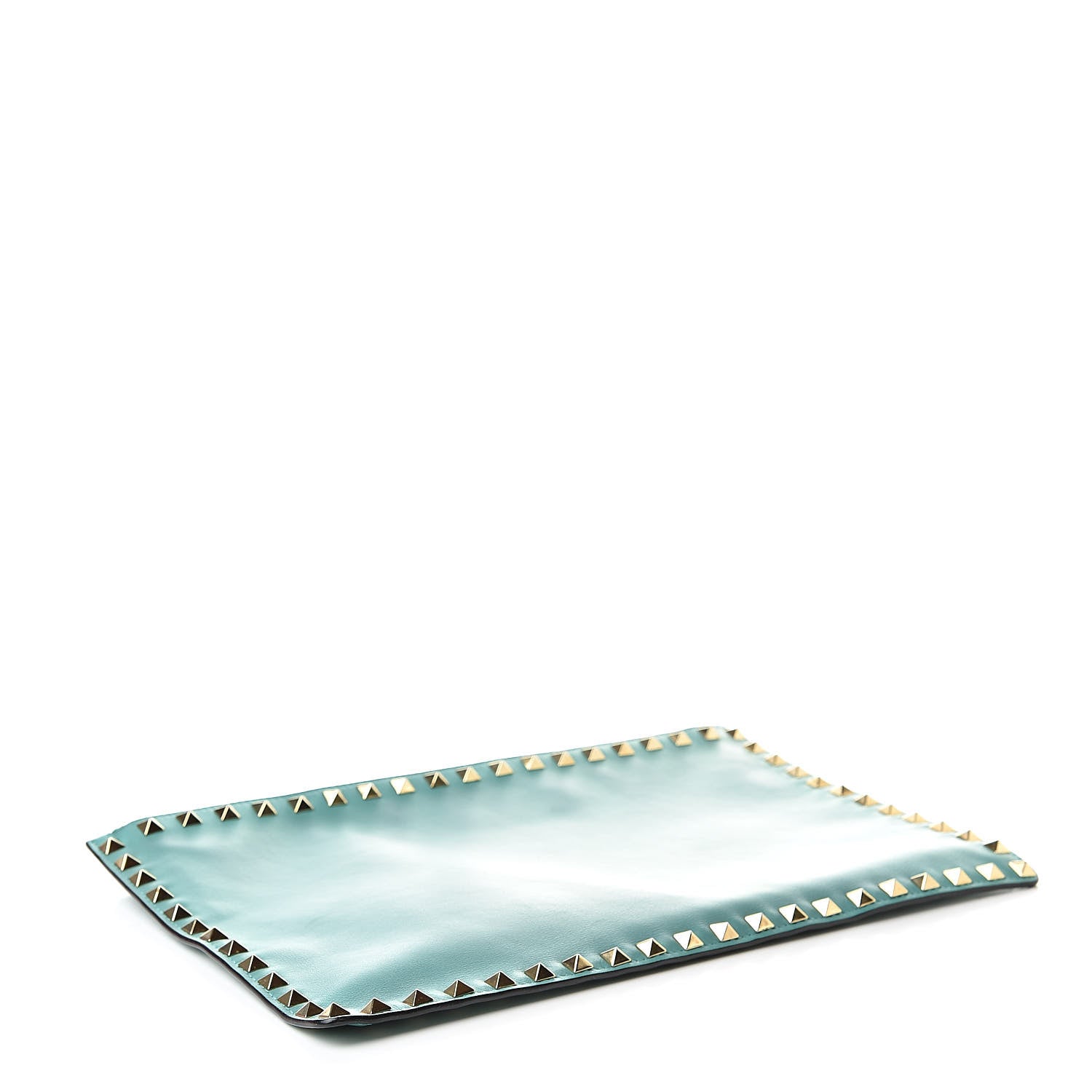 Valentino Garavani Vitello Large Rockstud Zip Pouch Colibri 4 of 7