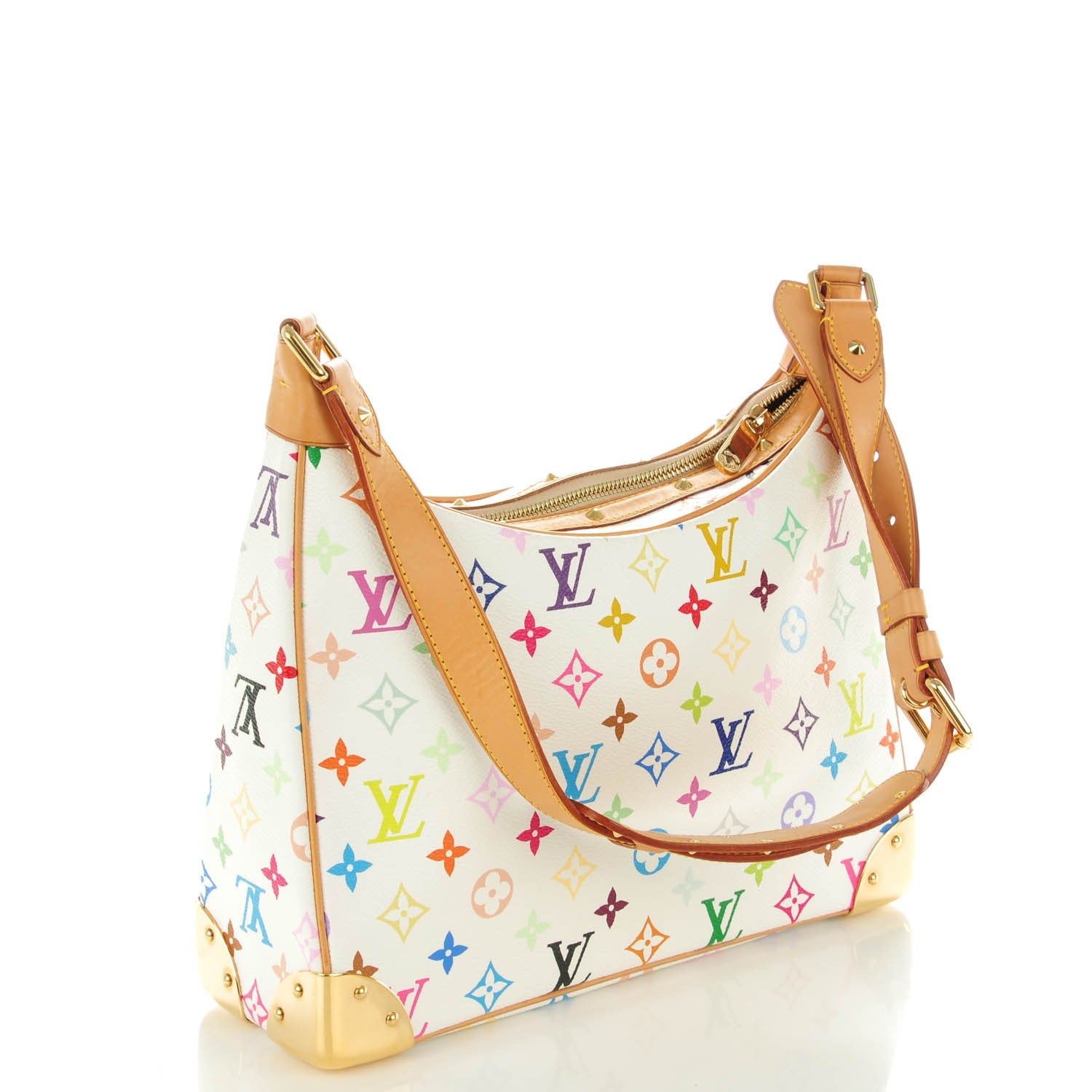 Louis Vuitton Monogram Multicolor Boulogne White 3 of 7