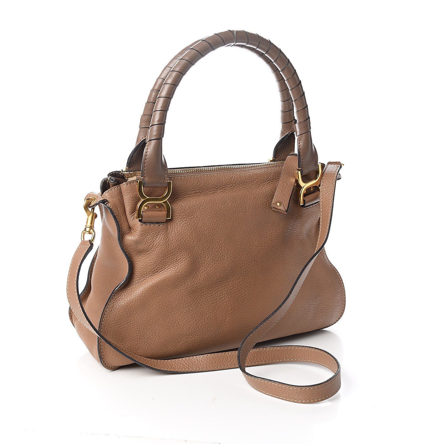 Chloe Calfskin Medium Marcie Satchel Nut 2 of 10
