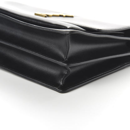 Saint Laurent Calfskin Large Monogram Sunset Black 7 of 9