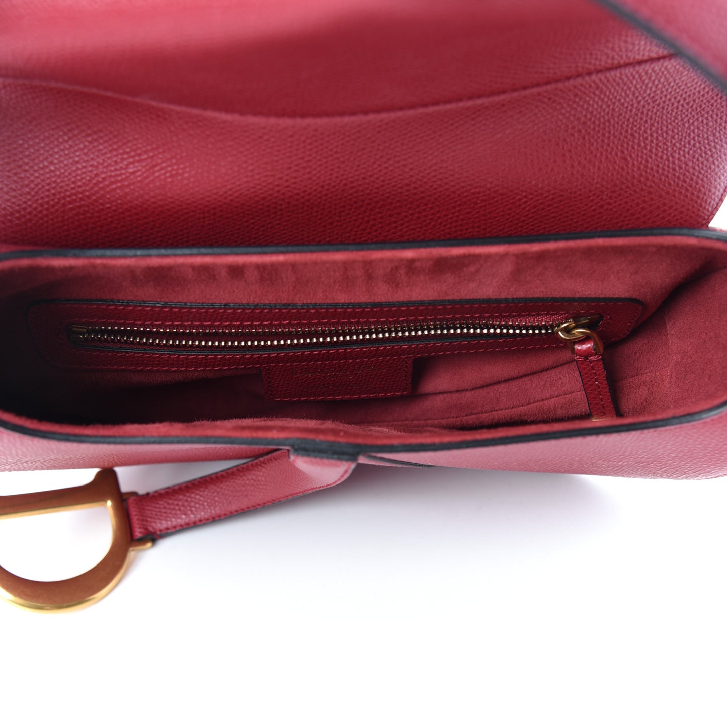 Calfskin Saddle Bag Scarlet