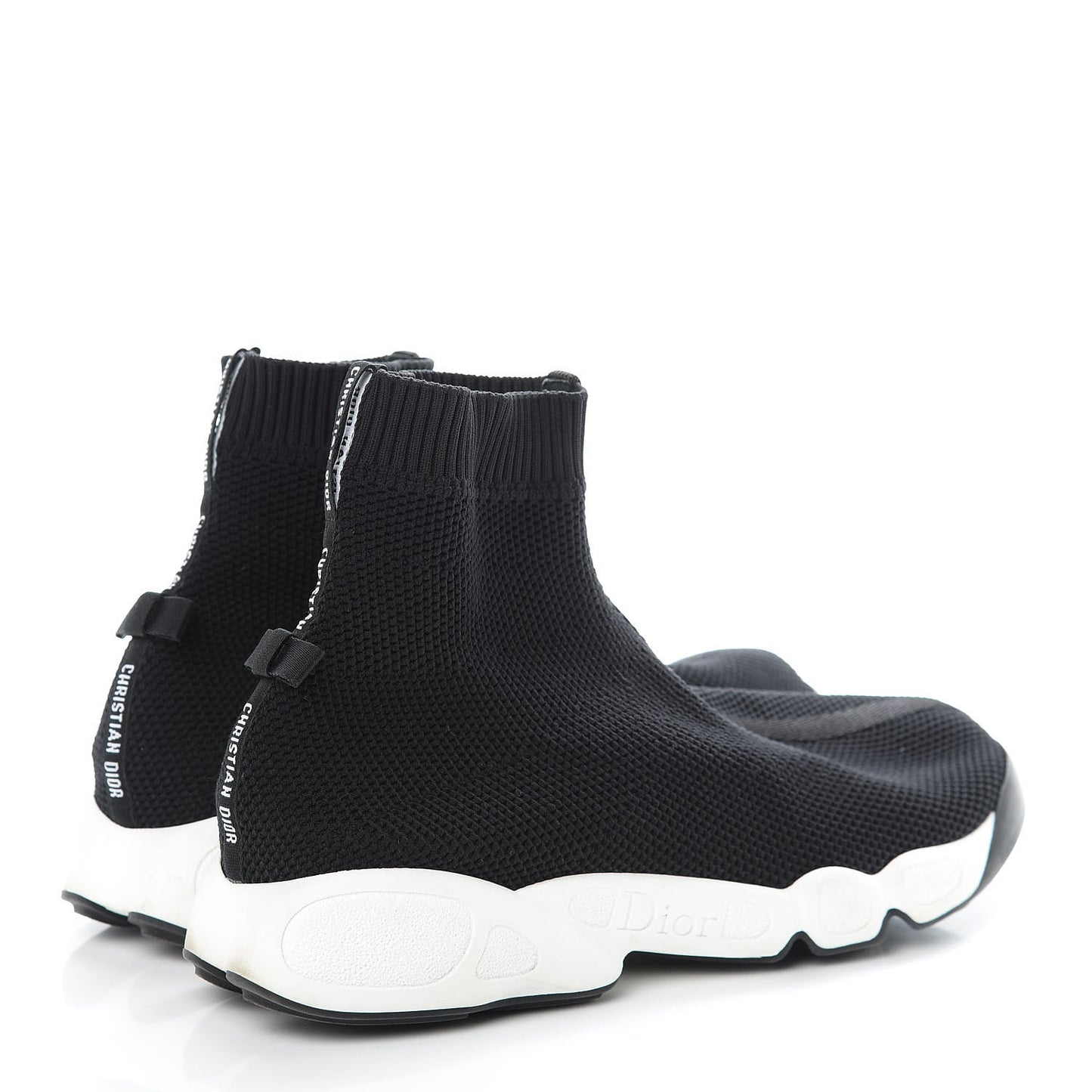 Technical Canvas Fusion High Top Sneakers 39.5 Black