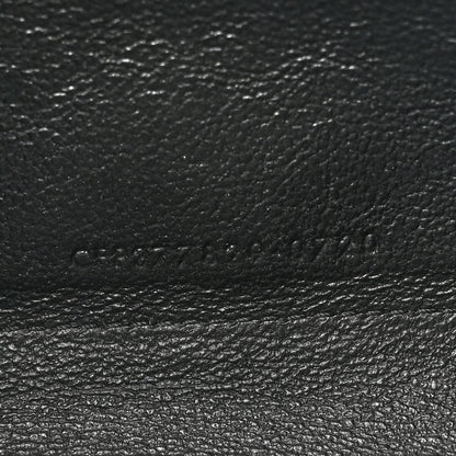 Saint Laurent Calfskin Polka Dot Print Monogram Chain Wallet Black Crema Soft 8 of 12