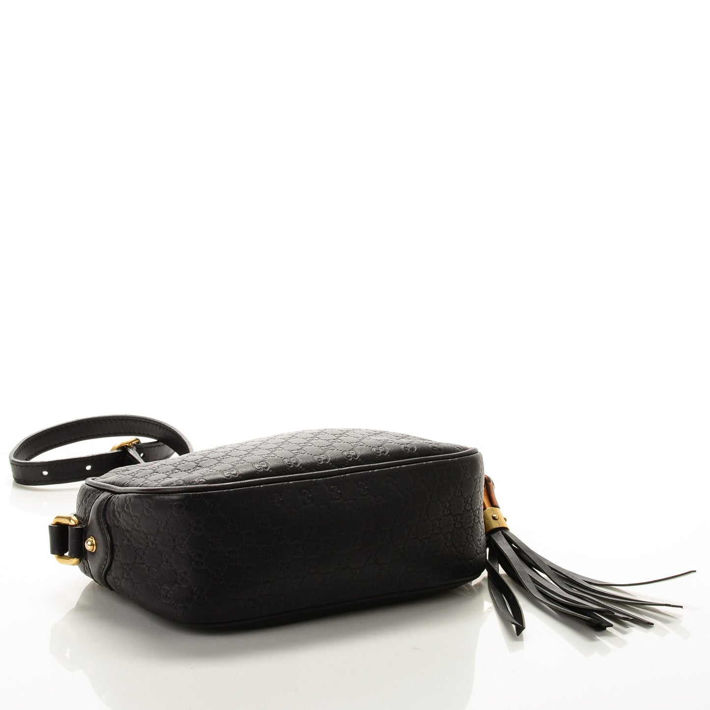 Microguccissima Sunshine Disco Crossbody Bag Black