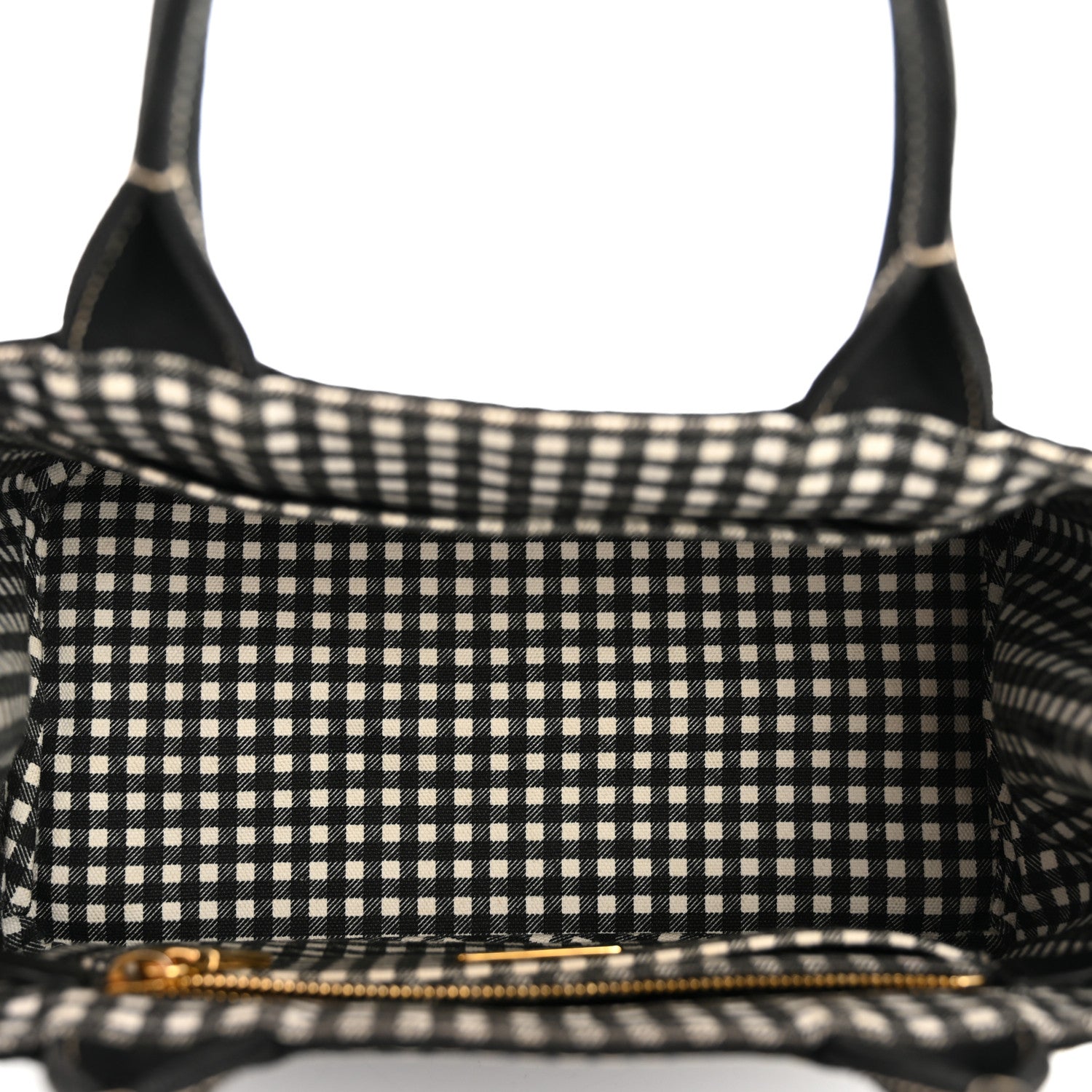 Prada Canapa Small Logo Tote Black Talco 5 of 17