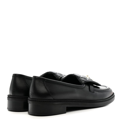 Chanel Lambskin Quilted CC Turnlock Loafers 40 Black 5 of 10