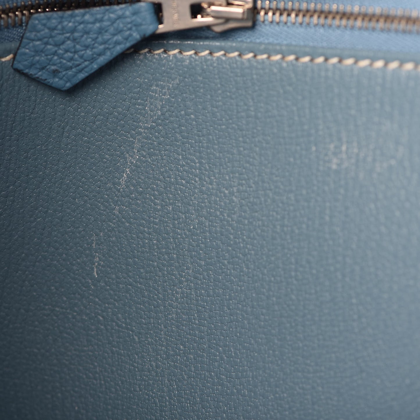 Togo Birkin 35 Blue Jean