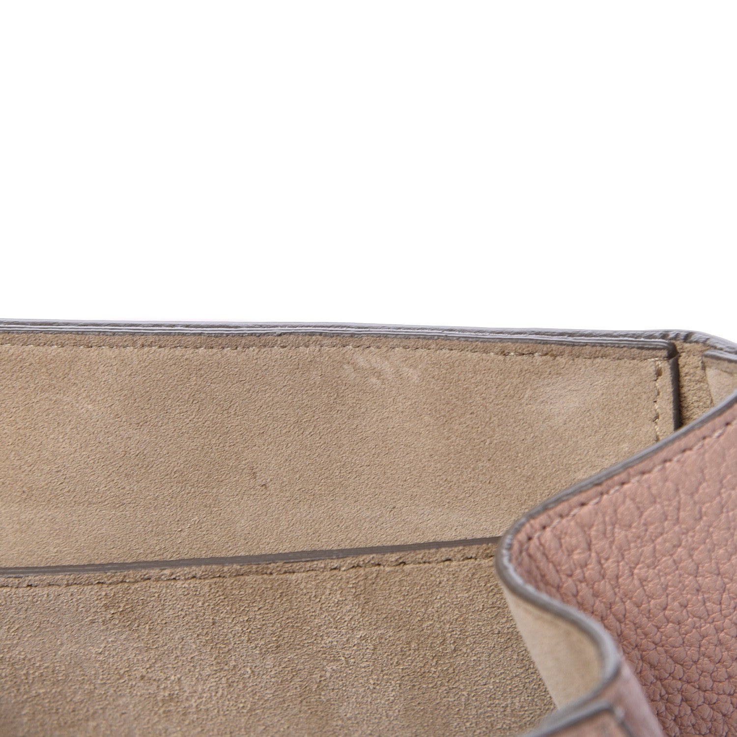 Chloe Grained Lambskin Drew Shoulder Bag Cement Pink 11 of 12