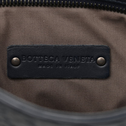 Bottega Veneta Nappa Intrecciato Crossbody Messenger Bag Navy 6 of 14