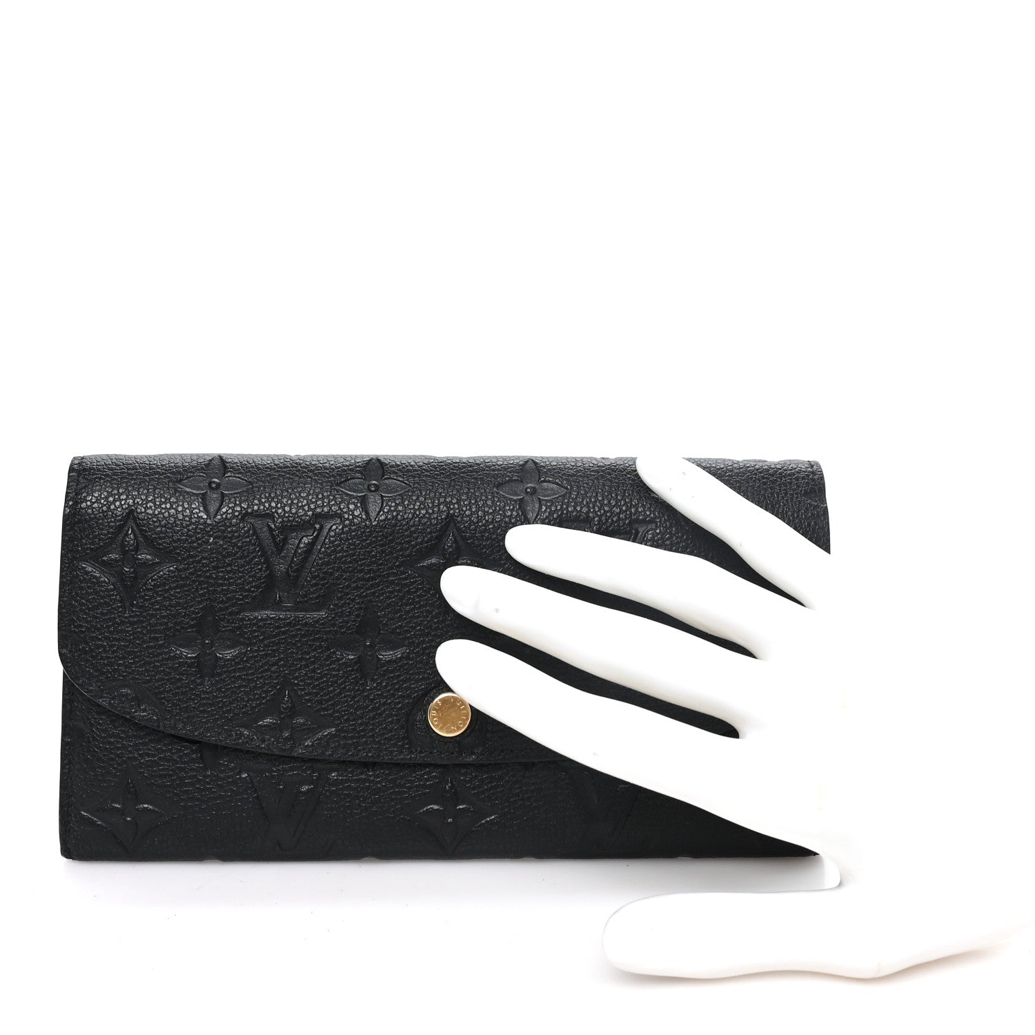 Louis Vuitton Empreinte Emilie Wallet Black Dune 2 of 6