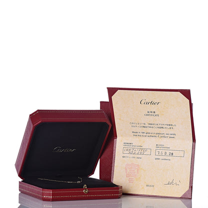Cartier 18K Yellow Gold Diamond LM D'Amour Pendant Necklace 7 of 7