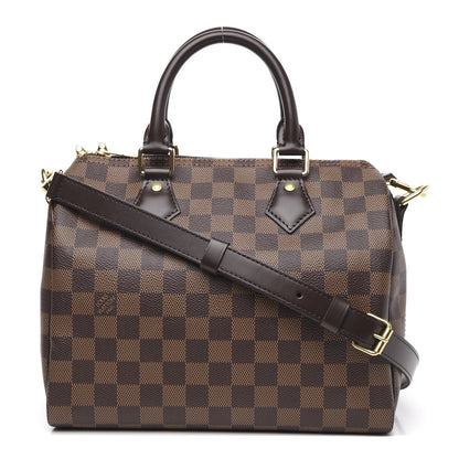 Louis Vuitton Damier Ebene Speedy Bandouliere 25 1 of 10