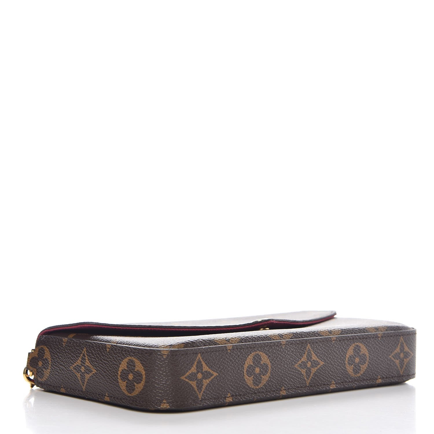 Louis Vuitton Monogram Pochette Felicie Chain Wallet Fuchsia 5 of 11