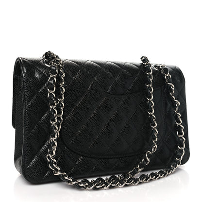 Chanel Caviar Quilted Medium Double Flap Black 3 of 11