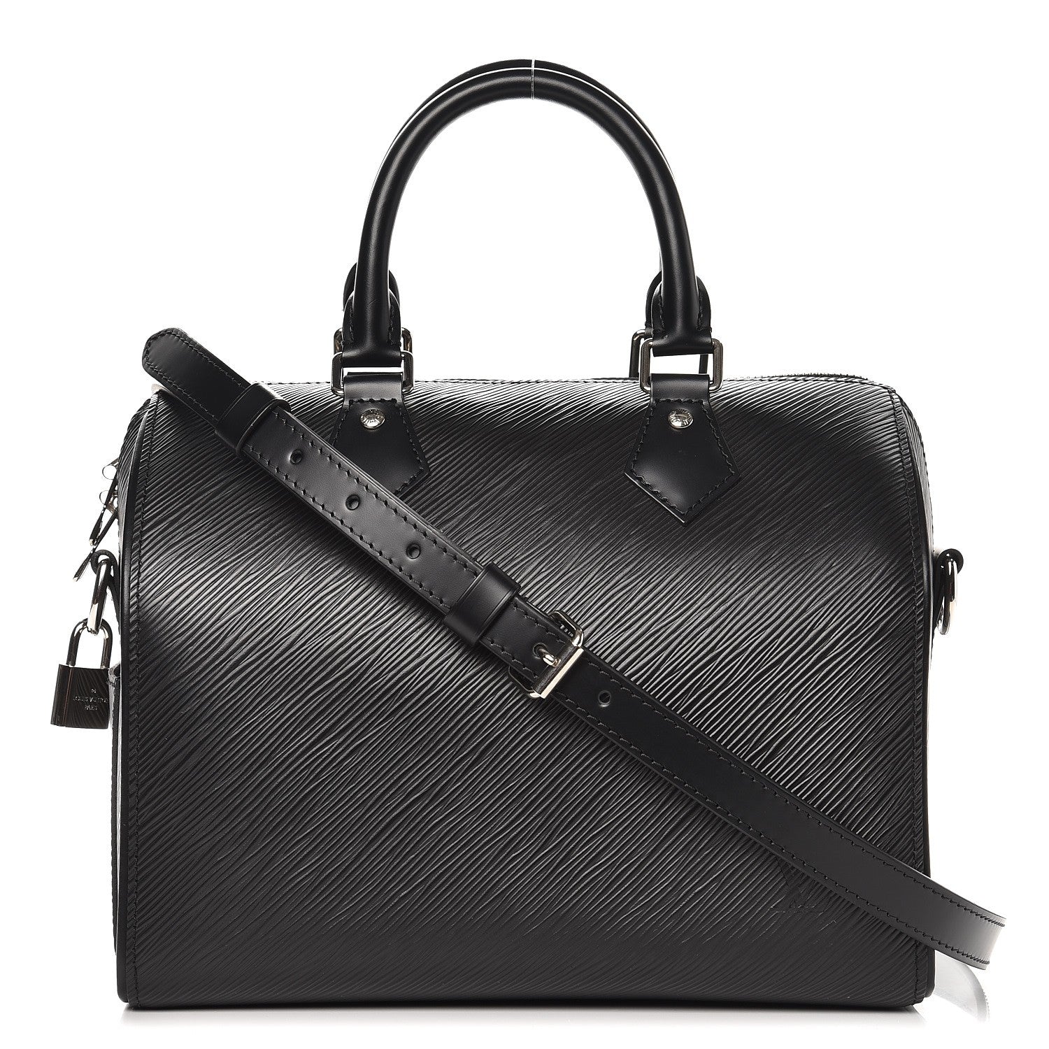 Louis Vuitton Epi Speedy Bandouliere 25 Black 1 of 8