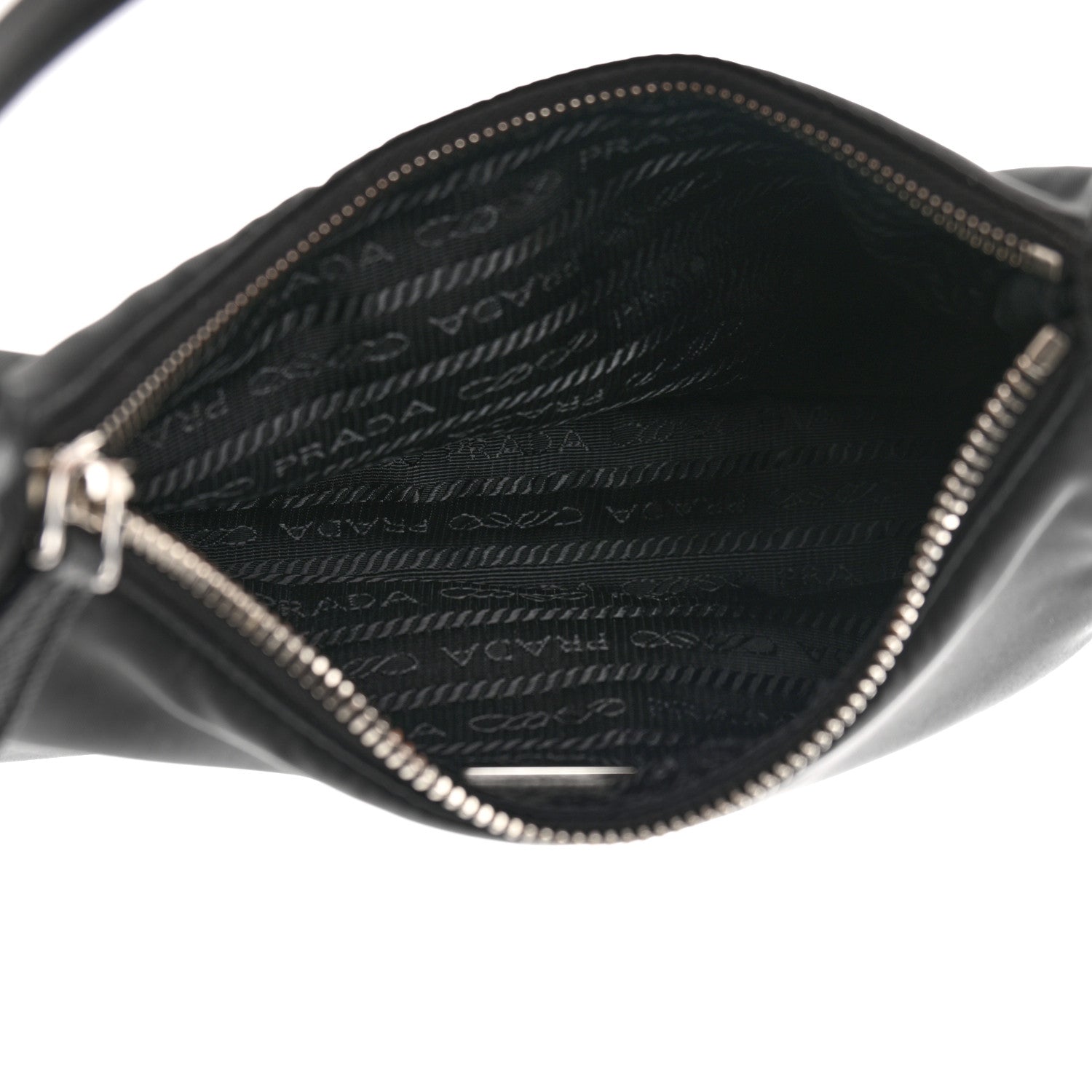 Prada Tessuto Nylon Saffiano Mini Re-Edition 2005 Bag Black 5 of 10