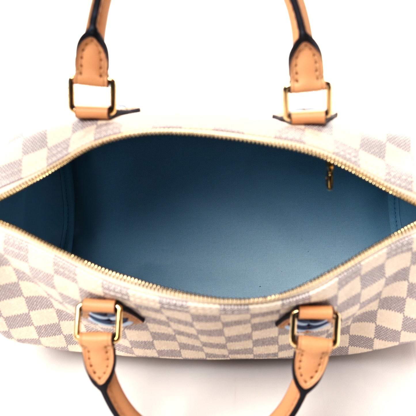 Damier Azur Braided Speedy Bandouliere 30 Blue