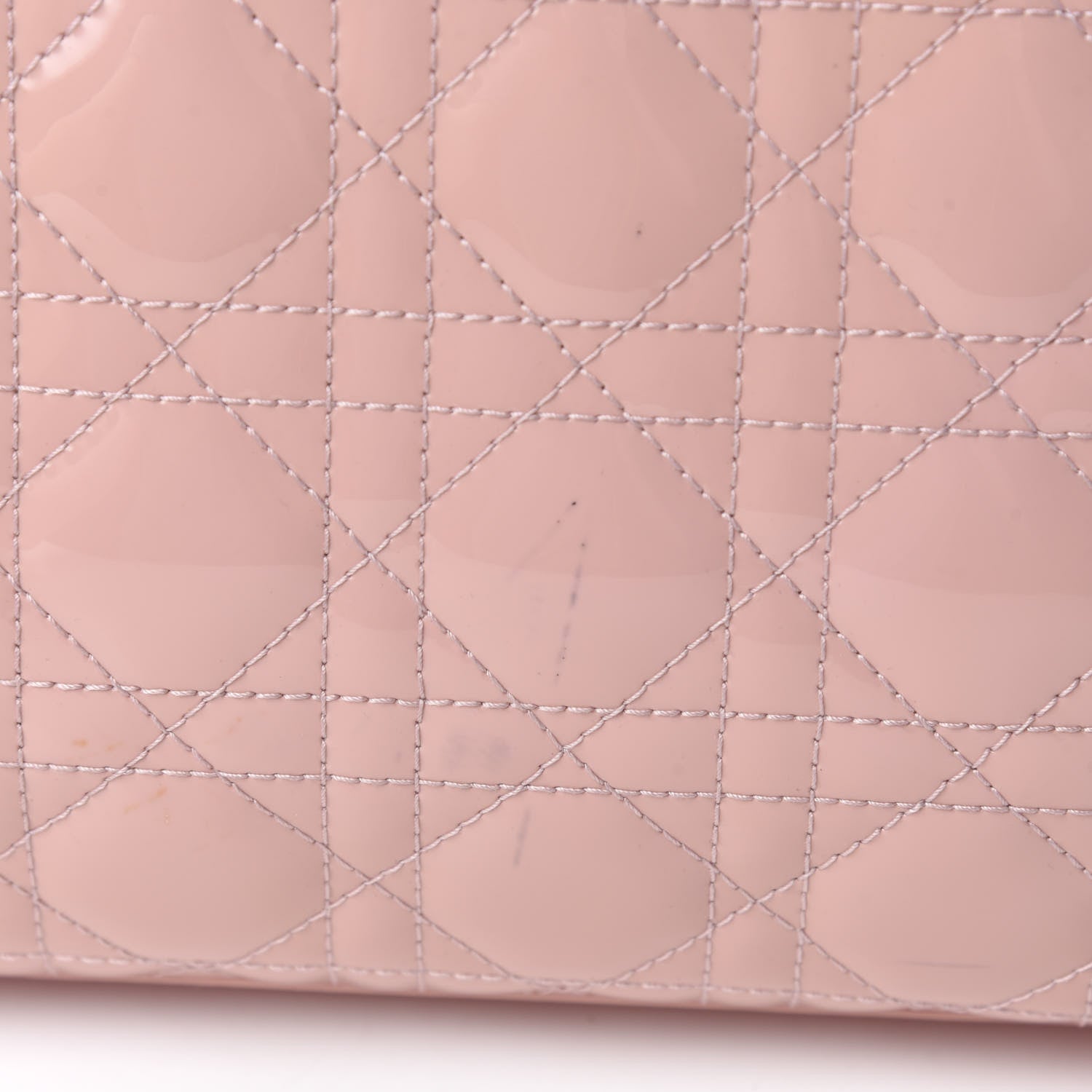 Christian Dior Patent Cannage Large Lady Dior Light Pink 12 of 13