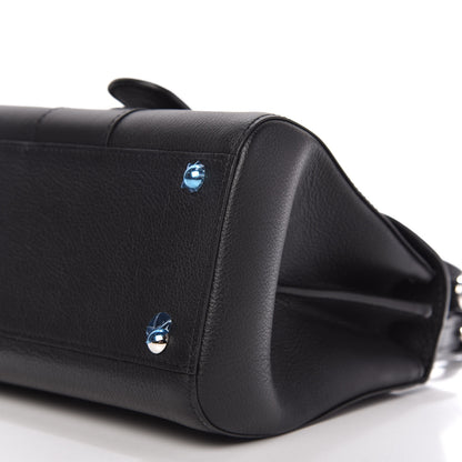 Delvaux Grained Calfskin Mini Brillant Satchel Black 7 of 10