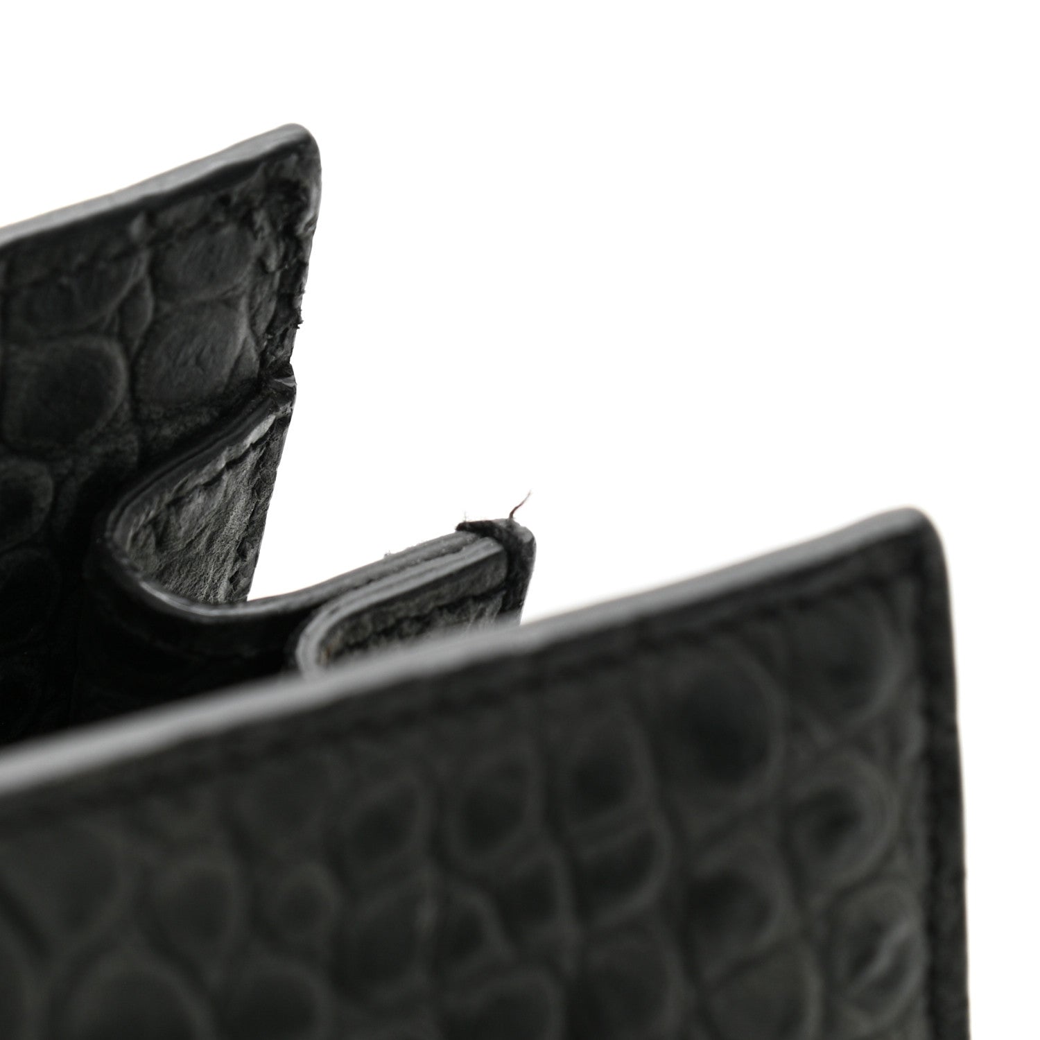 Saint Laurent Calfskin Crocodile Embossed Small Sac De Jour Fog 22 of 22
