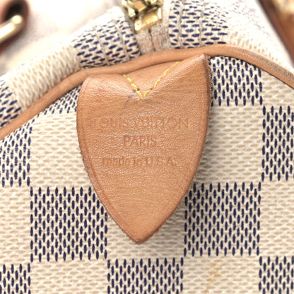 Louis Vuitton Damier Azur Speedy 30 6 of 16