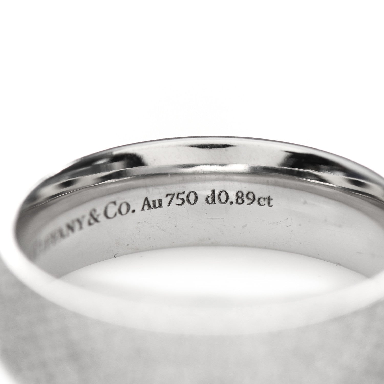 Tiffany 18K White Gold Diamond Metro Five-Row Ring 50 5.5 5 of 5