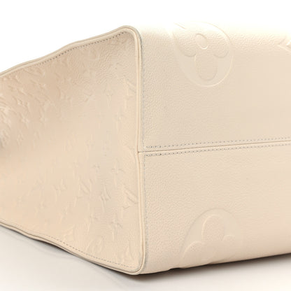 Louis Vuitton Empreinte Monogram Giant Onthego GM Creme 7 of 8