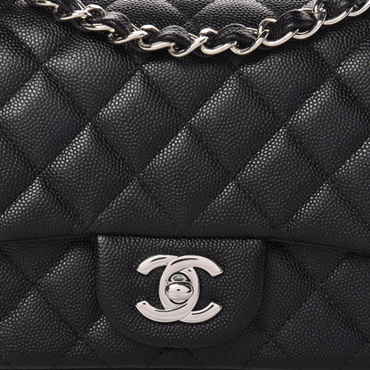 Chanel Caviar Quilted Mini Square Flap Black 8 of 11