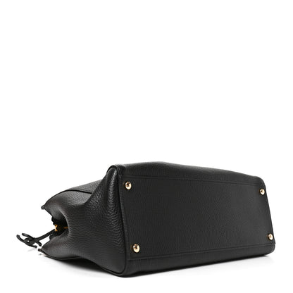 Chanel Grained Calfskin Shopping Tote Black 4 of 10