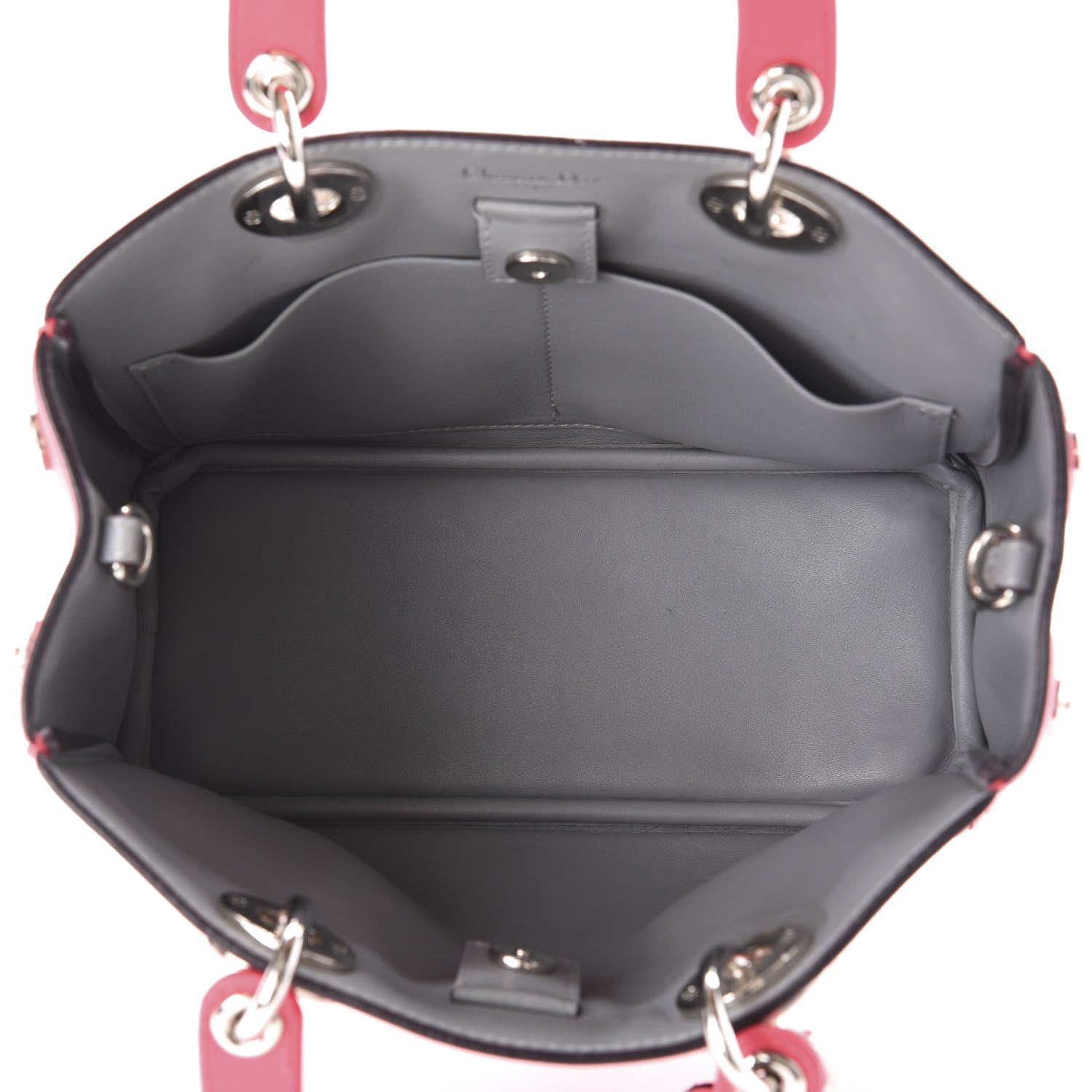 Christian Dior Calfskin Small Diorissimo Tote Pink 5 of 12