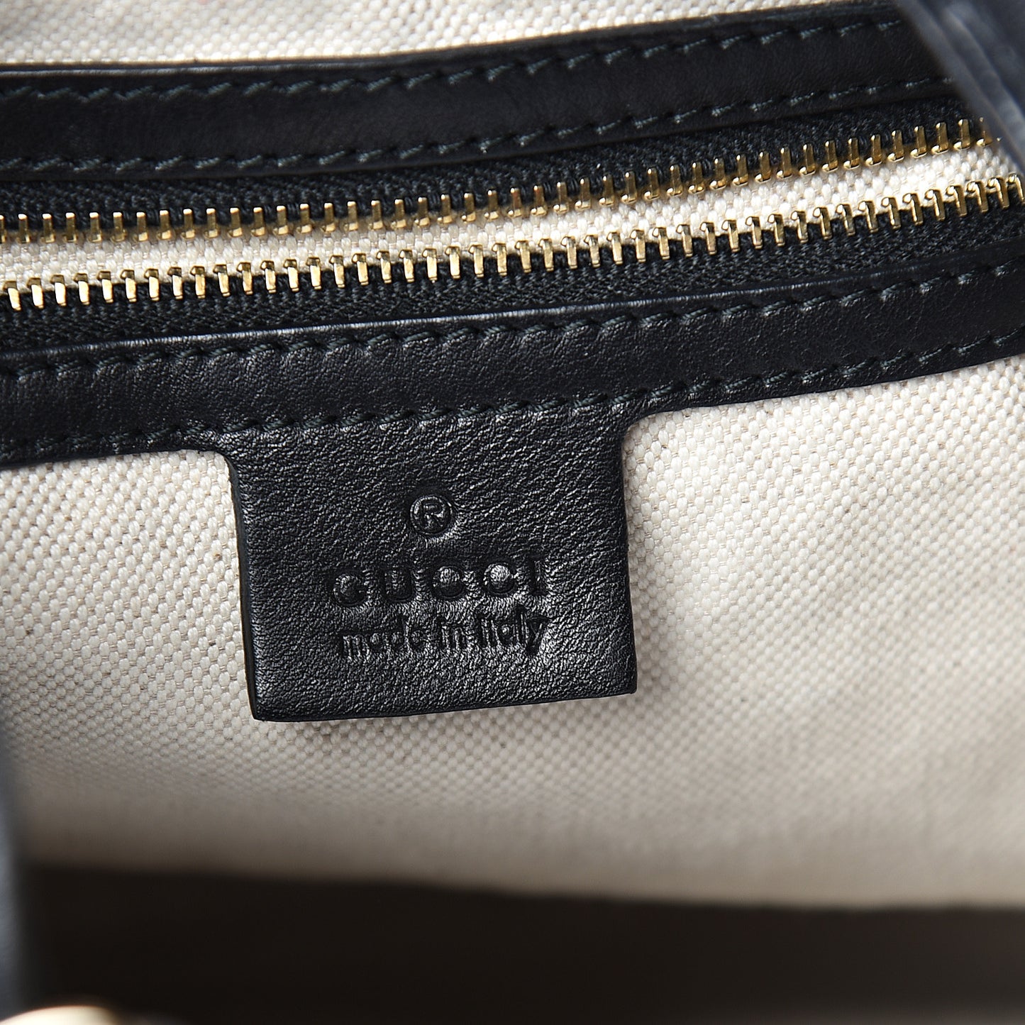 Guccissima Medium Emily Hobo Black
