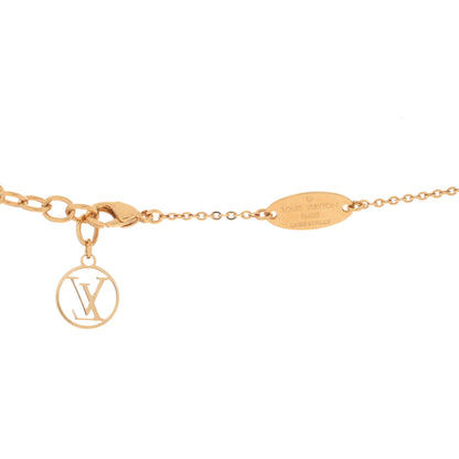 Louis Vuitton Nanogram Name Tag Necklace Gold 3 of 3