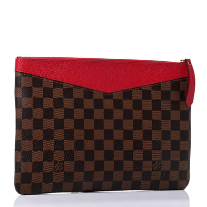 Louis Vuitton Damier Ebene Daily Pouch Scarlet 2 of 4