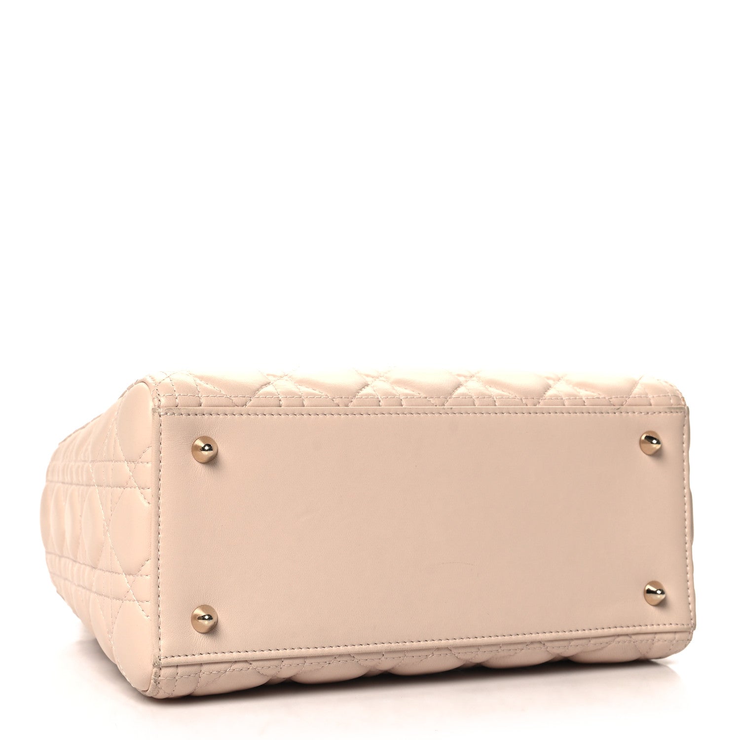 Christian Dior Lambskin Cannage Medium Lady Dior Light Pink 3 of 11