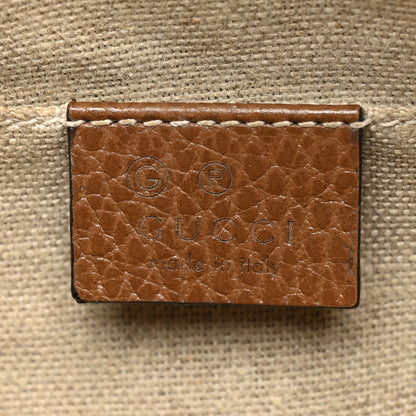Gucci Monogram Mini Bree Messenger Bag Beige Tabacco 6 of 21