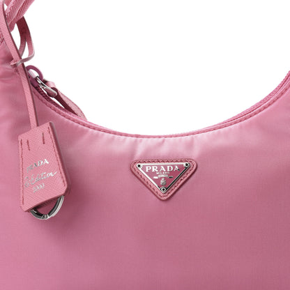 Prada Tessuto Nylon Mini Re-Edition 2000 Bag Begonia 11 of 11