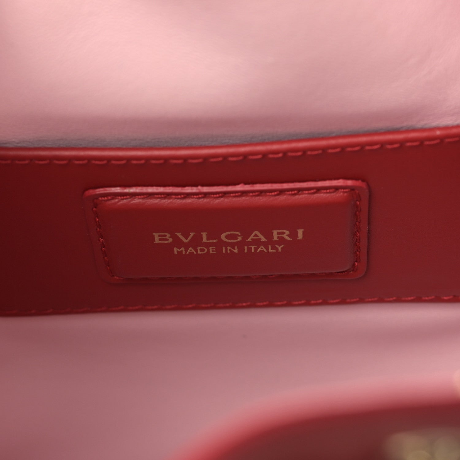 Bulgari Calfskin Serpenti Forever Bucket Bag Red 6 of 8