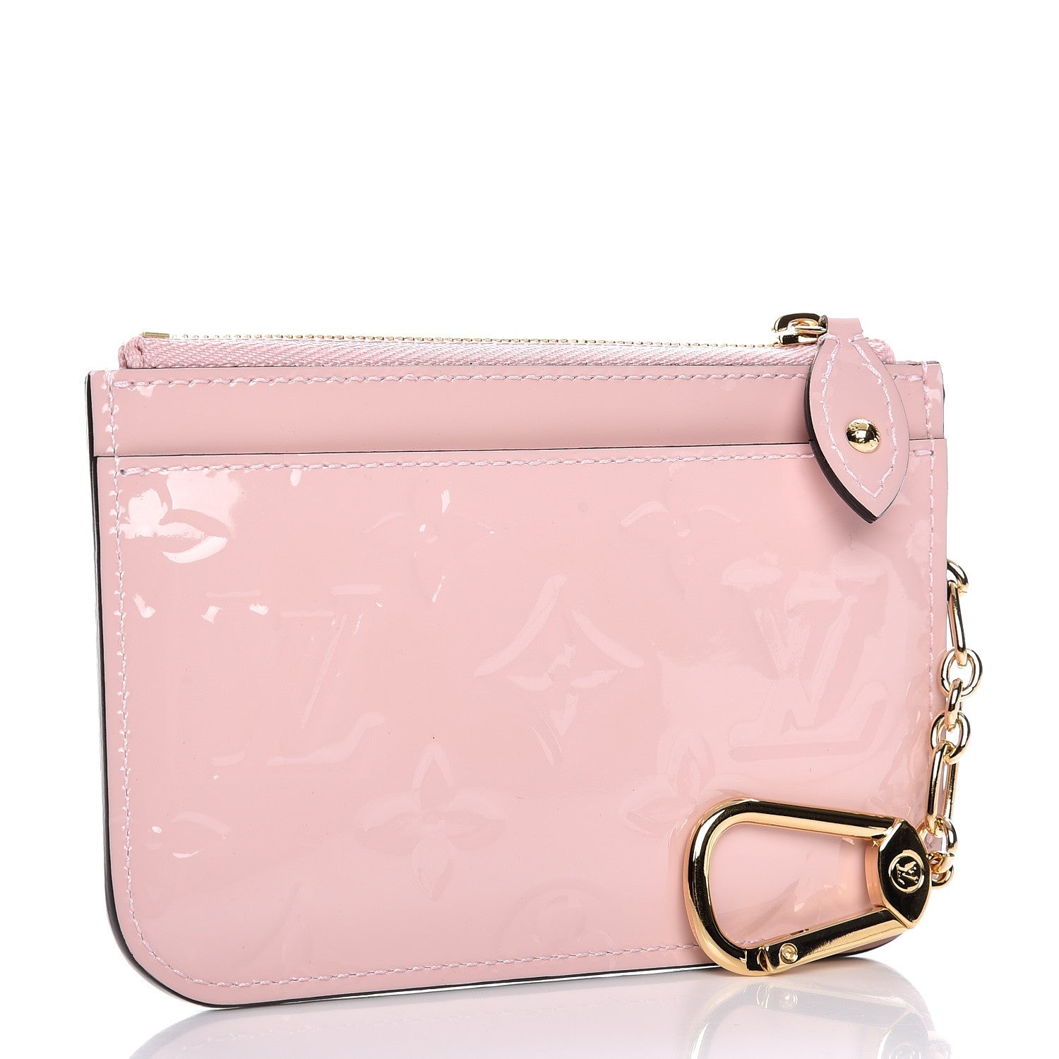 Louis Vuitton Vernis Key Pouch Rose Ballerine 3 of 6