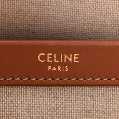 Celine Canvas Small Cabas Thais Ecru Black 6 of 10