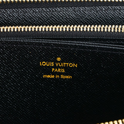 Louis Vuitton Epi Damier Race Zippy Wallet Blue Vert 6 of 7
